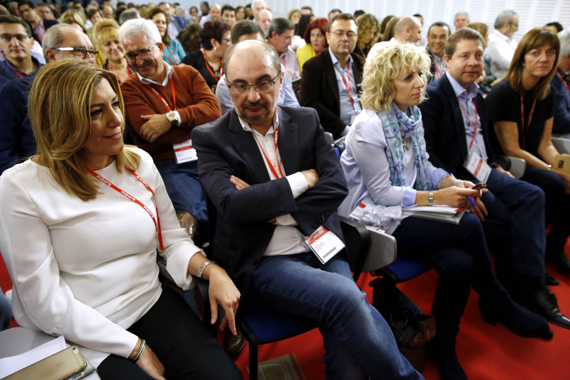 Susana Díaz en el Comité Federal del PSOE.