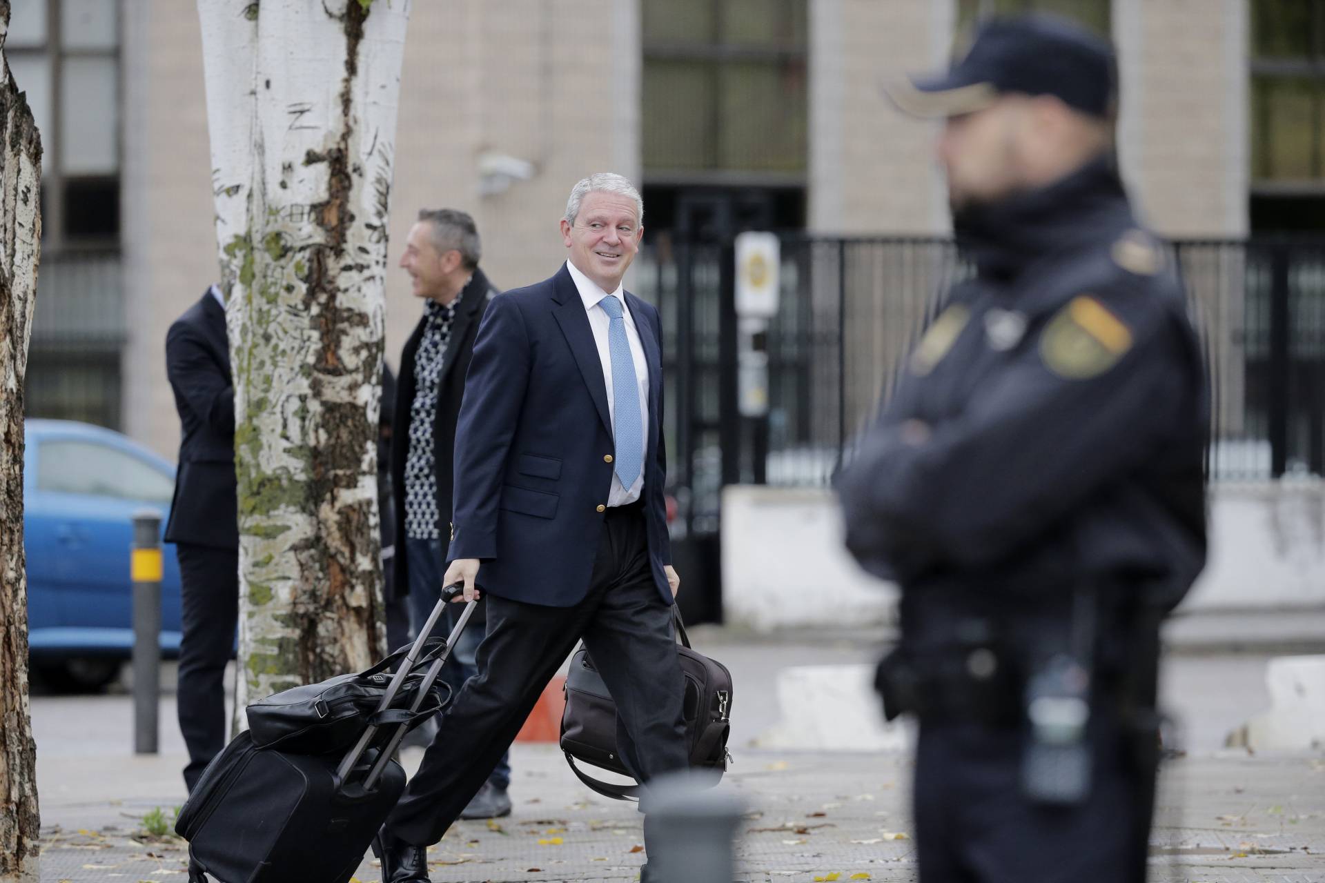 Pablo Crespo, dirigéndose a una de las sesiones del juicio del 'caso Gürtel' que celebra la Audiencia Nacional.