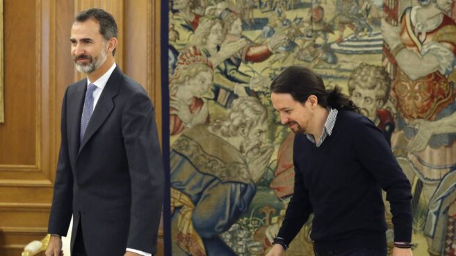 El Rey Felipe VI y Pablo Iglesias El Rey Felipe VI y Pablo Iglesias