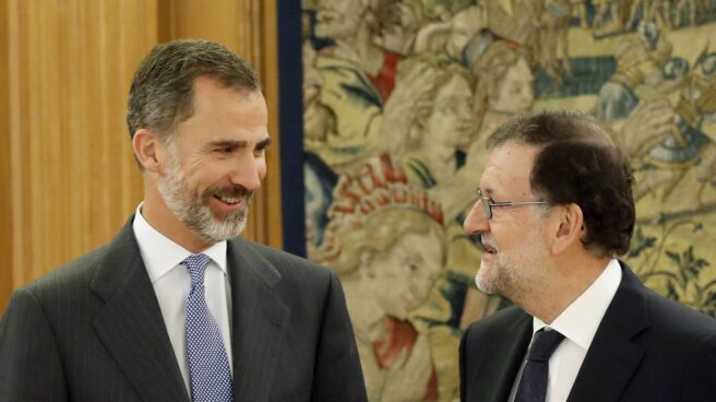 El Rey Felipe VI, junto a Mariano Rajoy. El Rey Felipe VI, junto a Mariano Rajoy.