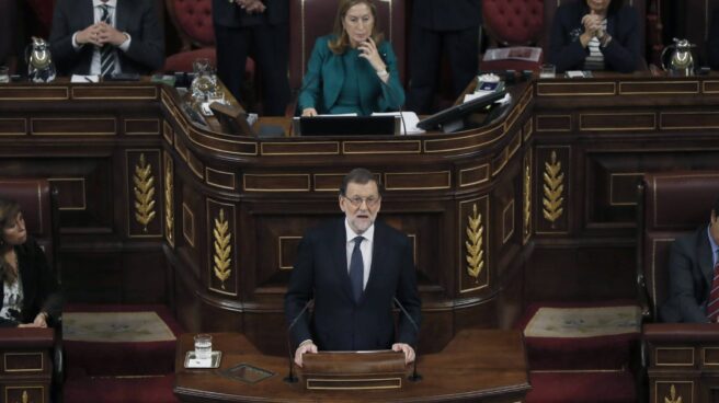 Mariano Rajoy durante su discurso de investidura.