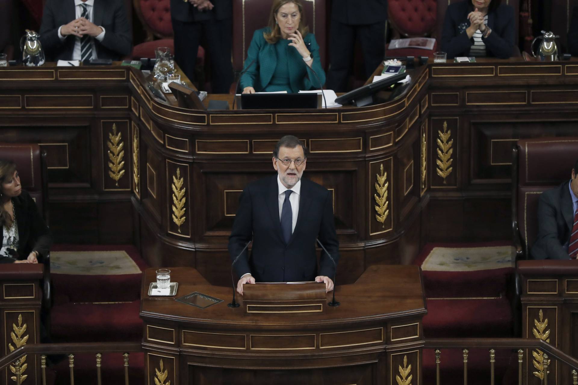 Mariano Rajoy durante su discurso de investidura.