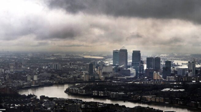 Panorámica de los rascacielos de la City de Londres, donde crece la incertidumbre ante el Brexit.
