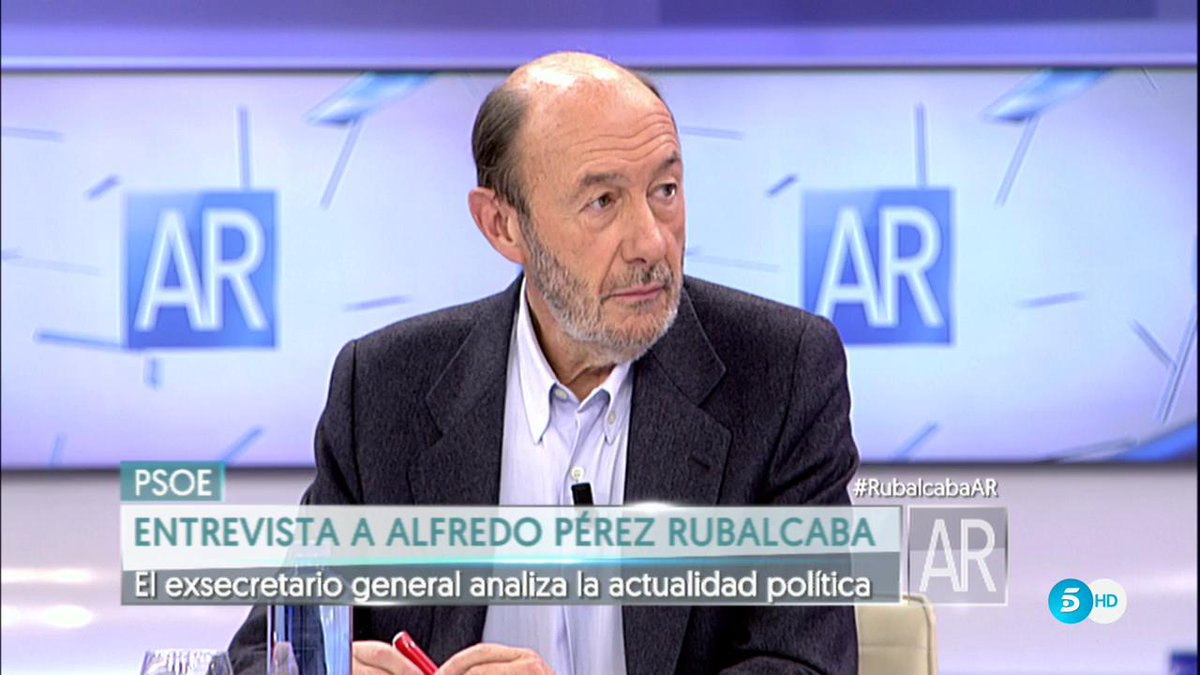 Rubalcaba ocupa el 'hueco' dejado por el nuevo PSOE frente al independentismo