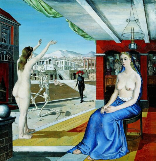 'L’Appel', de Paul Delvaux (1944). Colección Telefónica.