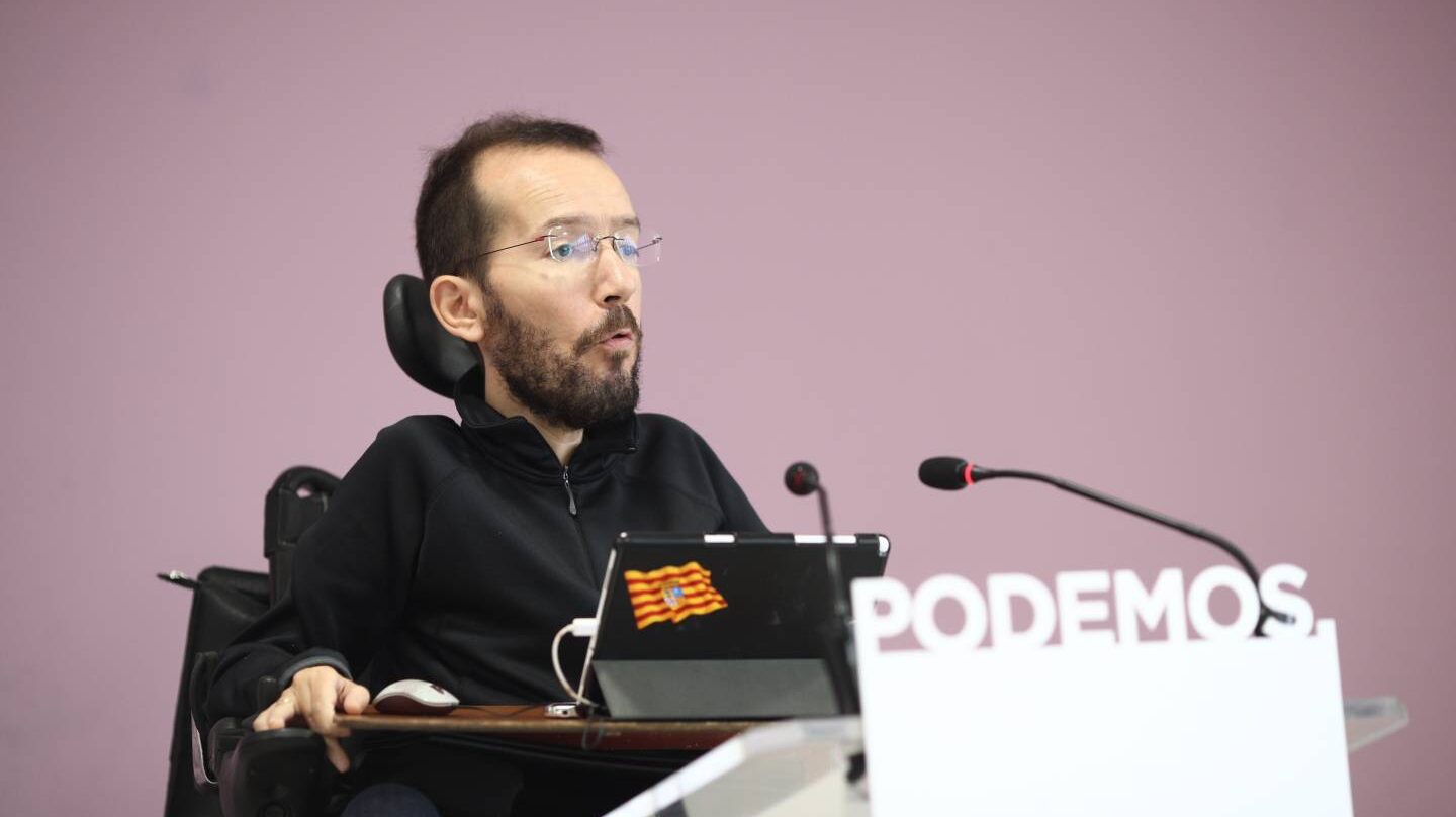 El secretario de Organización de Podemos, Pablo Echenique.