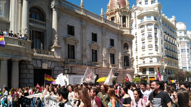 Manifestación de estudiantes contra la LOMCE Manifestación de estudiantes contra la LOMCE