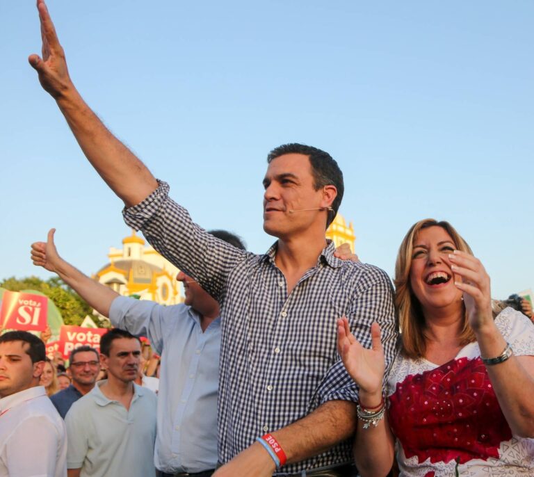 Susana Díaz reprocha a Sánchez que deje el centro político a merced de Ciudadanos