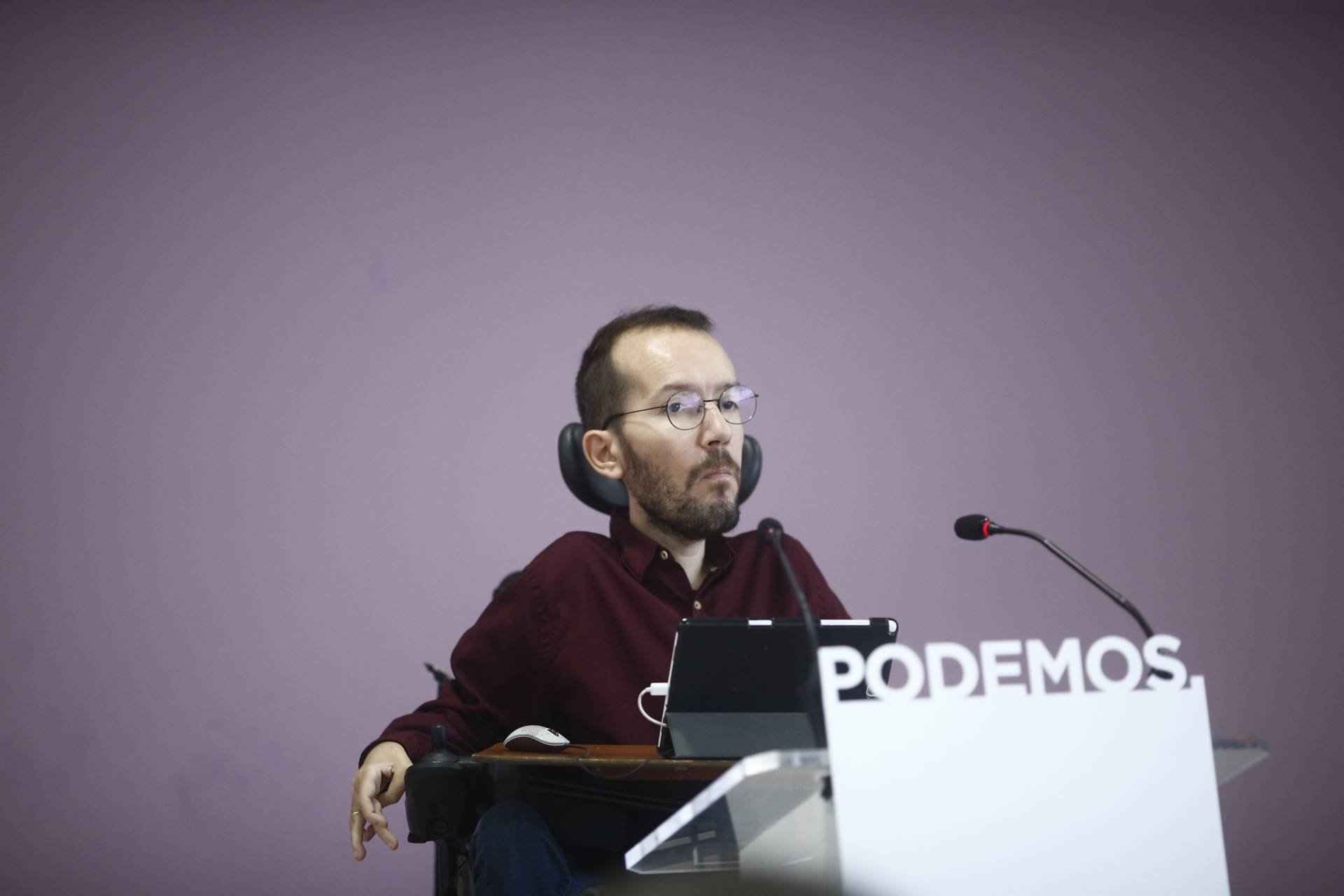 Pablo Echenique, secretario de Organización de Podemos.