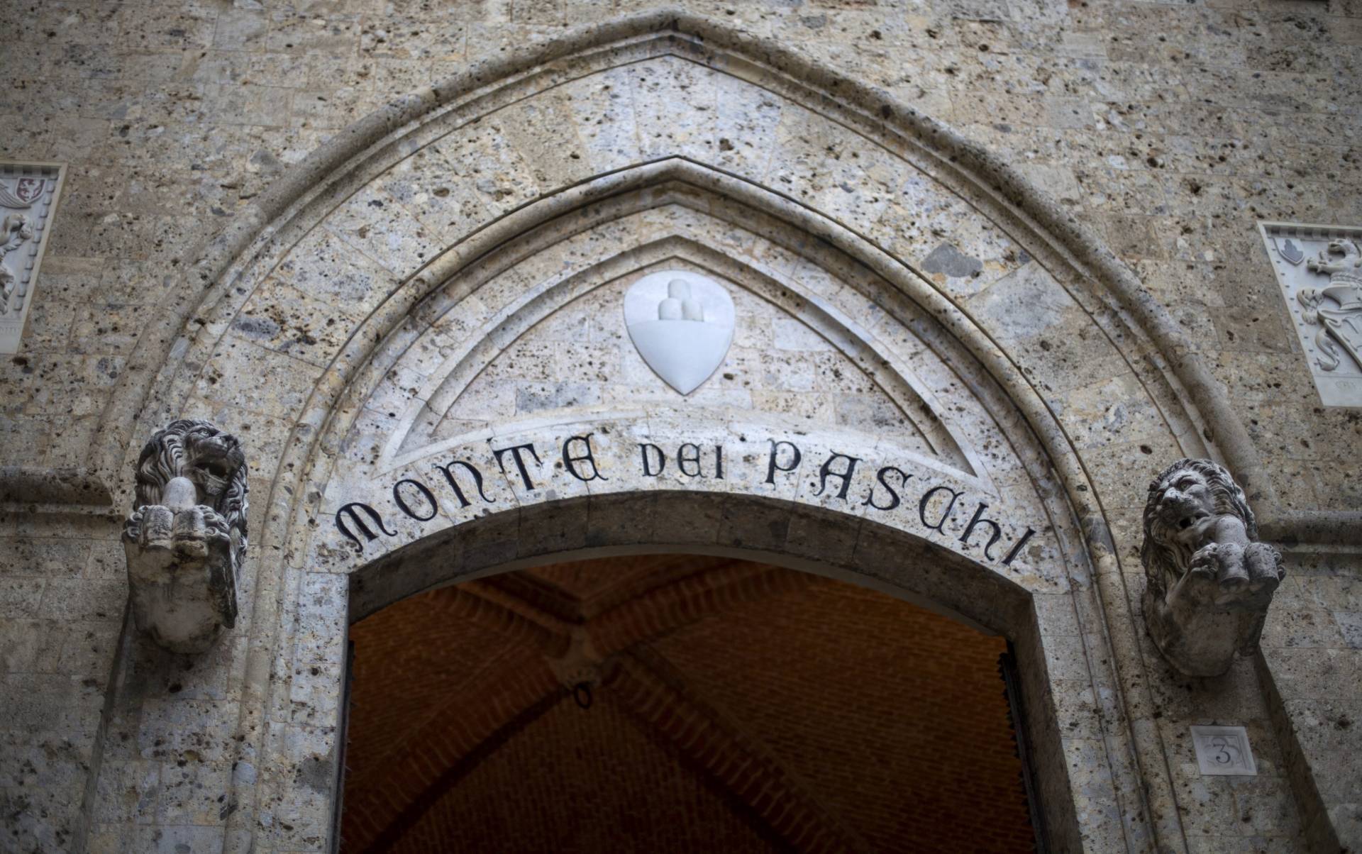 Sede del Banco Monte dei Paschi, en la ciudad italiana de Siena.