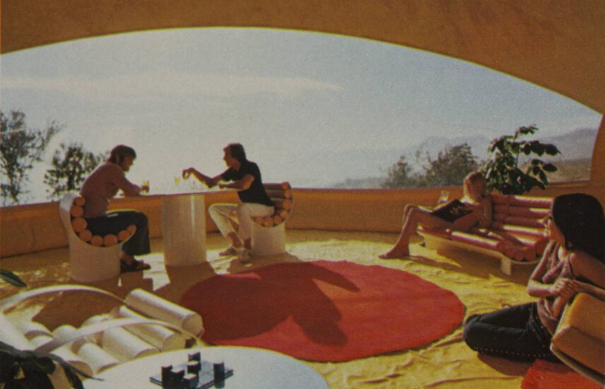 'Bubble House', de Design Studio Chrysalis. Publicado en la Revista Playboy (1972).