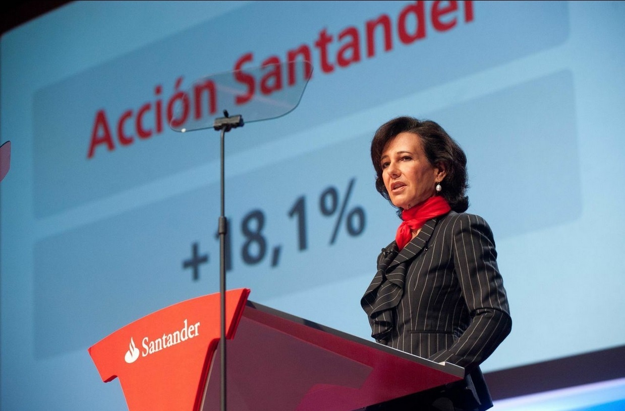 Ana Botín, presidenta de Santander.