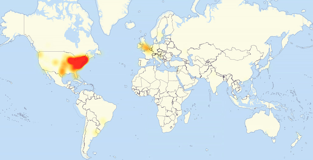 En la imagen se observan las zonas afectadas por el ciberataque.