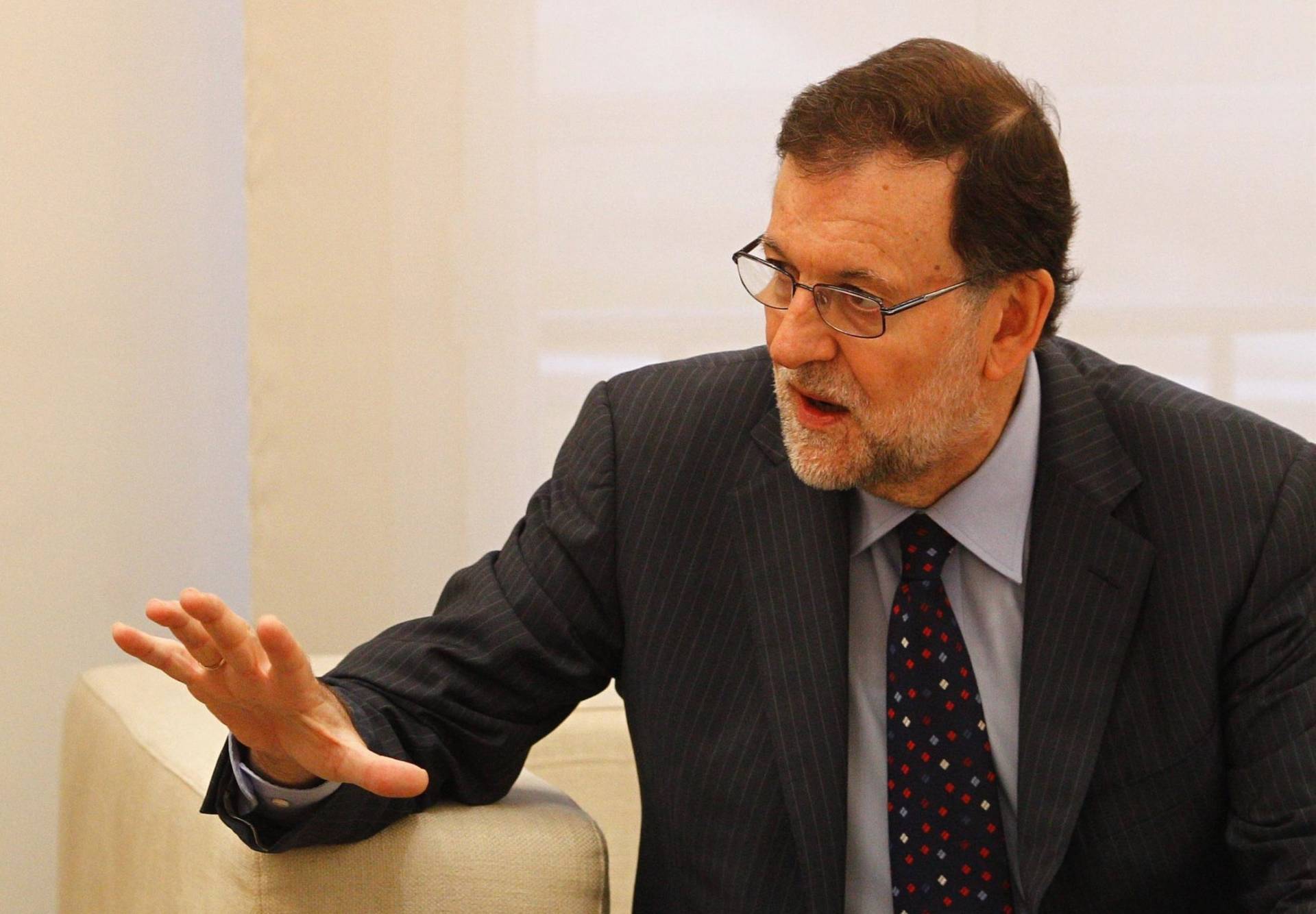 El Presidente del Gobierno, Mariano Rajoy