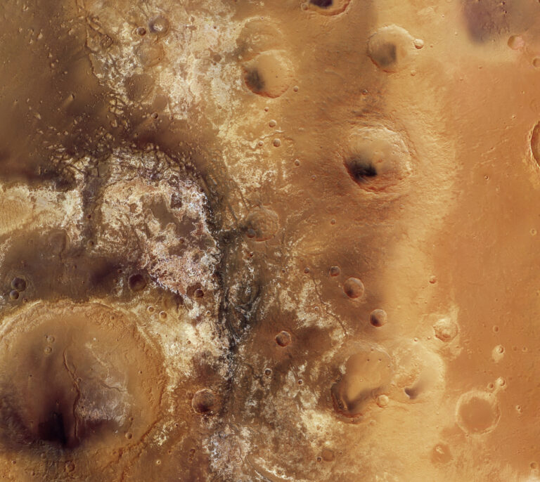 Marte es rojo porque está lleno de agua oxigenada