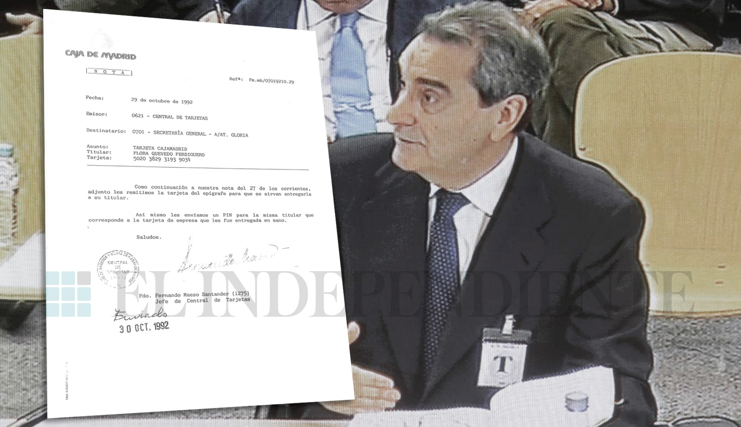 El tribunal del juicio de las tarjetas black ha decidido aceptar los documentos que ponen en cuestión el testimonio de Terceiro.