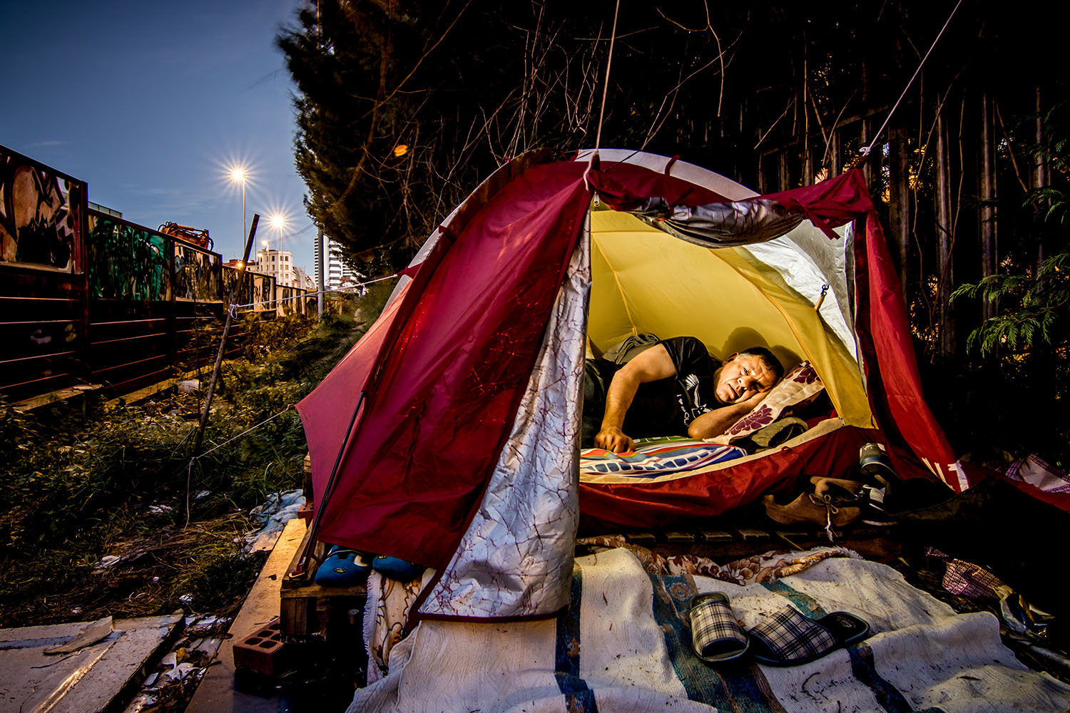 Un momento del Homeless Film Festival que se ha celebrado en Bilbao.