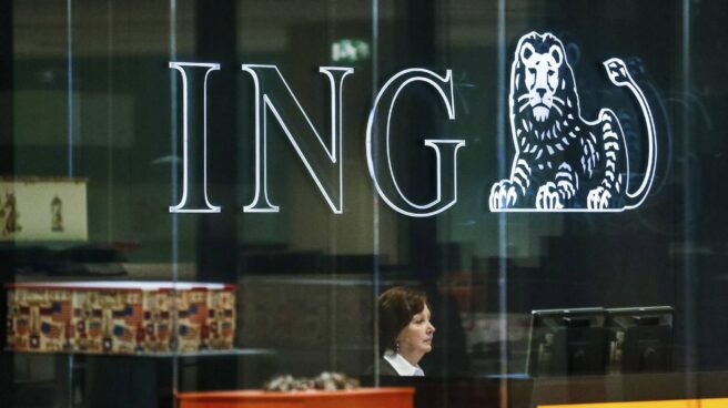 Escaparate de una oficina de ING
