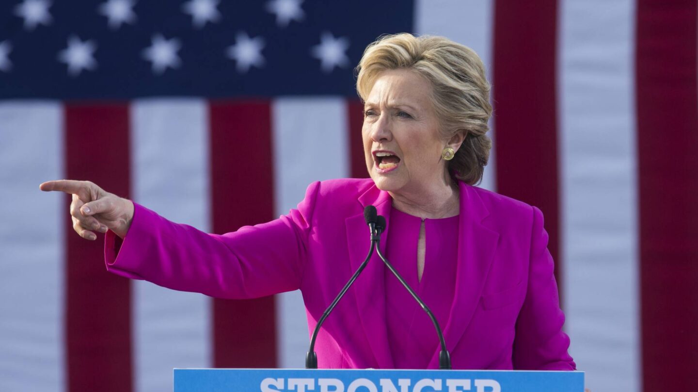 Hillary Clinton, durante un acto de campaña en Carolina del Norte.