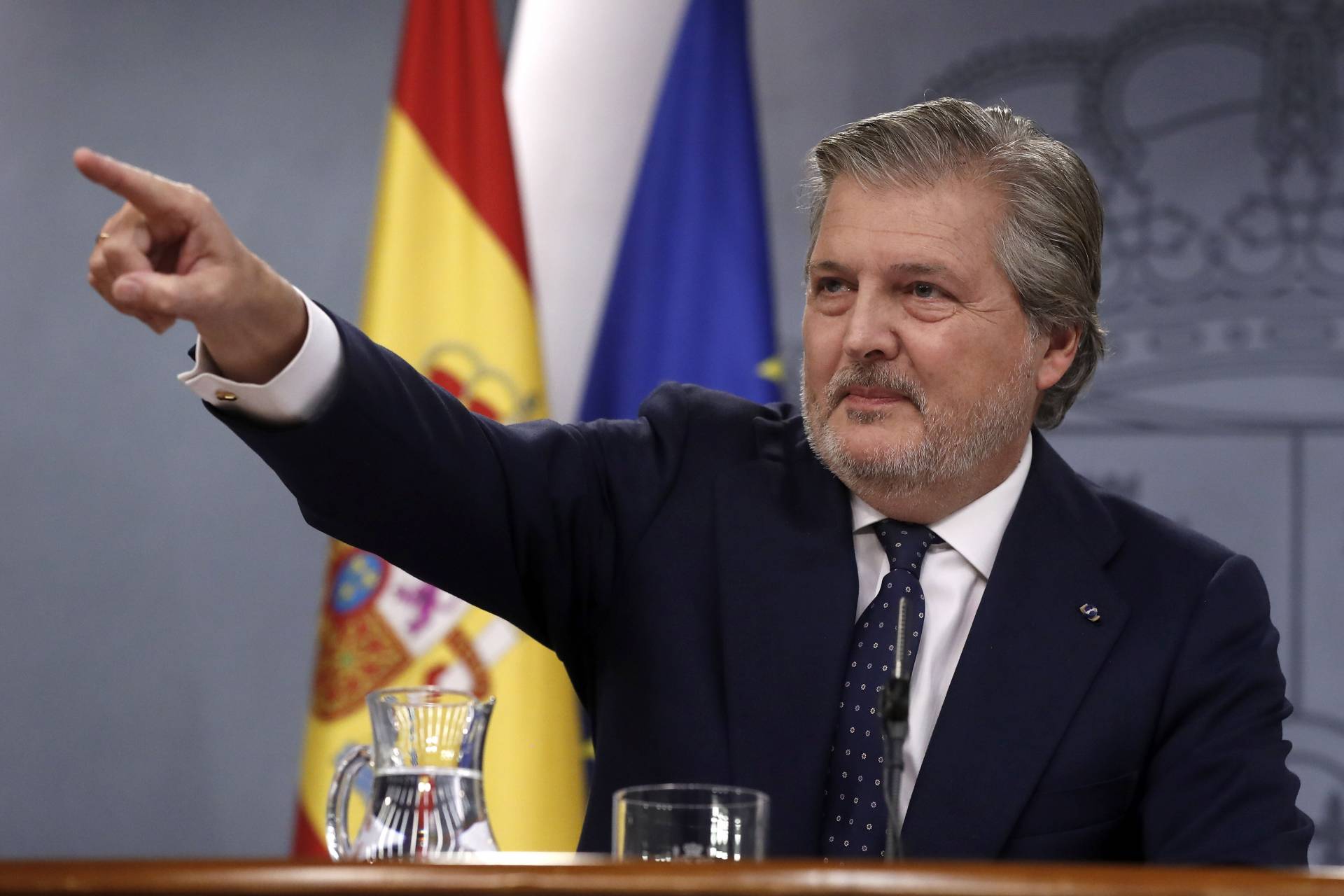 El portavoz del Gobierno, Iñigo Méndez de Vigo, tras el Consejo de Ministros.