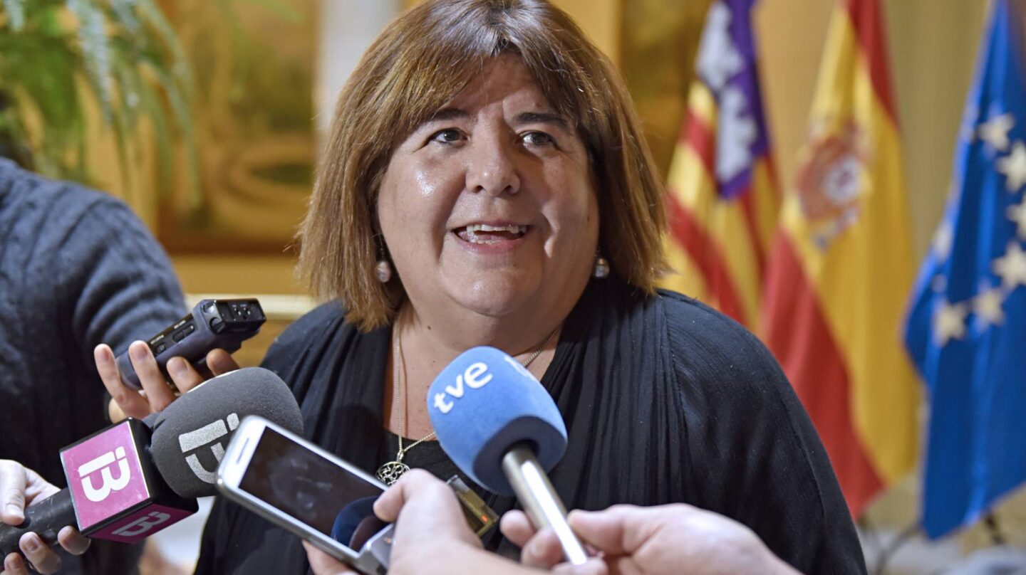 La presidenta del parlamento balear, Xelo Huertas.