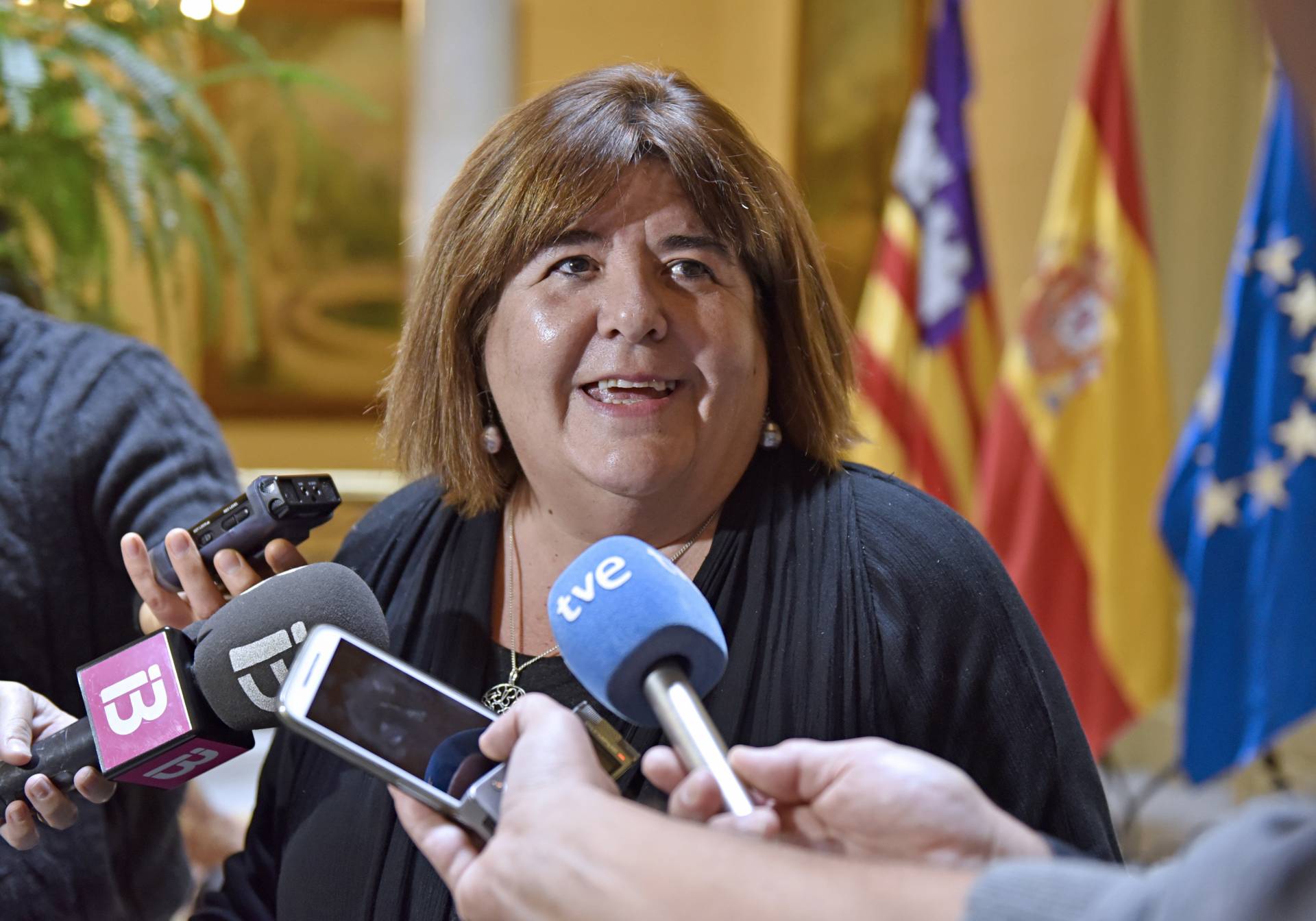 La presidenta del parlamento balear, Xelo Huertas.