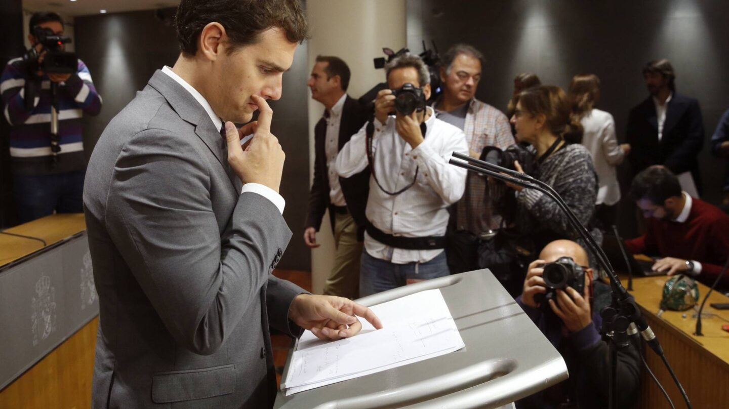 El presidente de Ciudadanos, Albert Rivera.