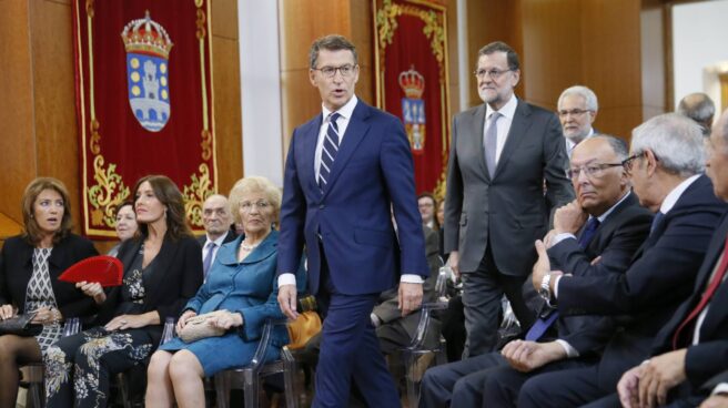 Mariano Rajoy y Alberto Núñez Feijóo
