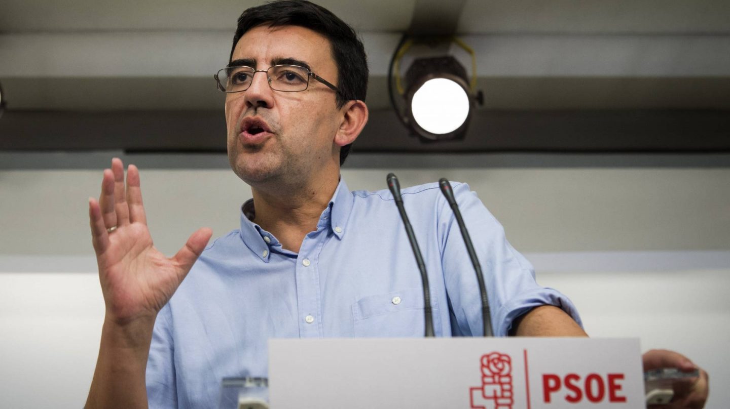 Mario Jiménez, portavoz de la Gestora del PSOE.