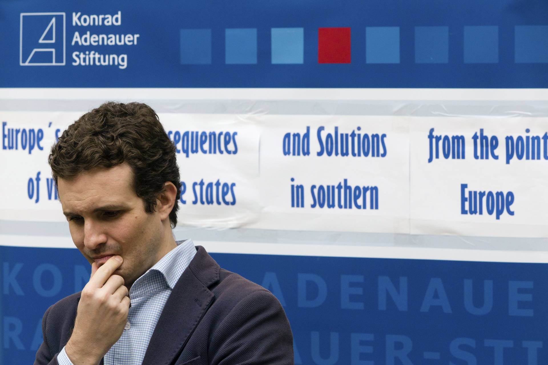 Pablo Casado, este sábado en Ávila. Pablo Casado, este sábado en Ávila.
