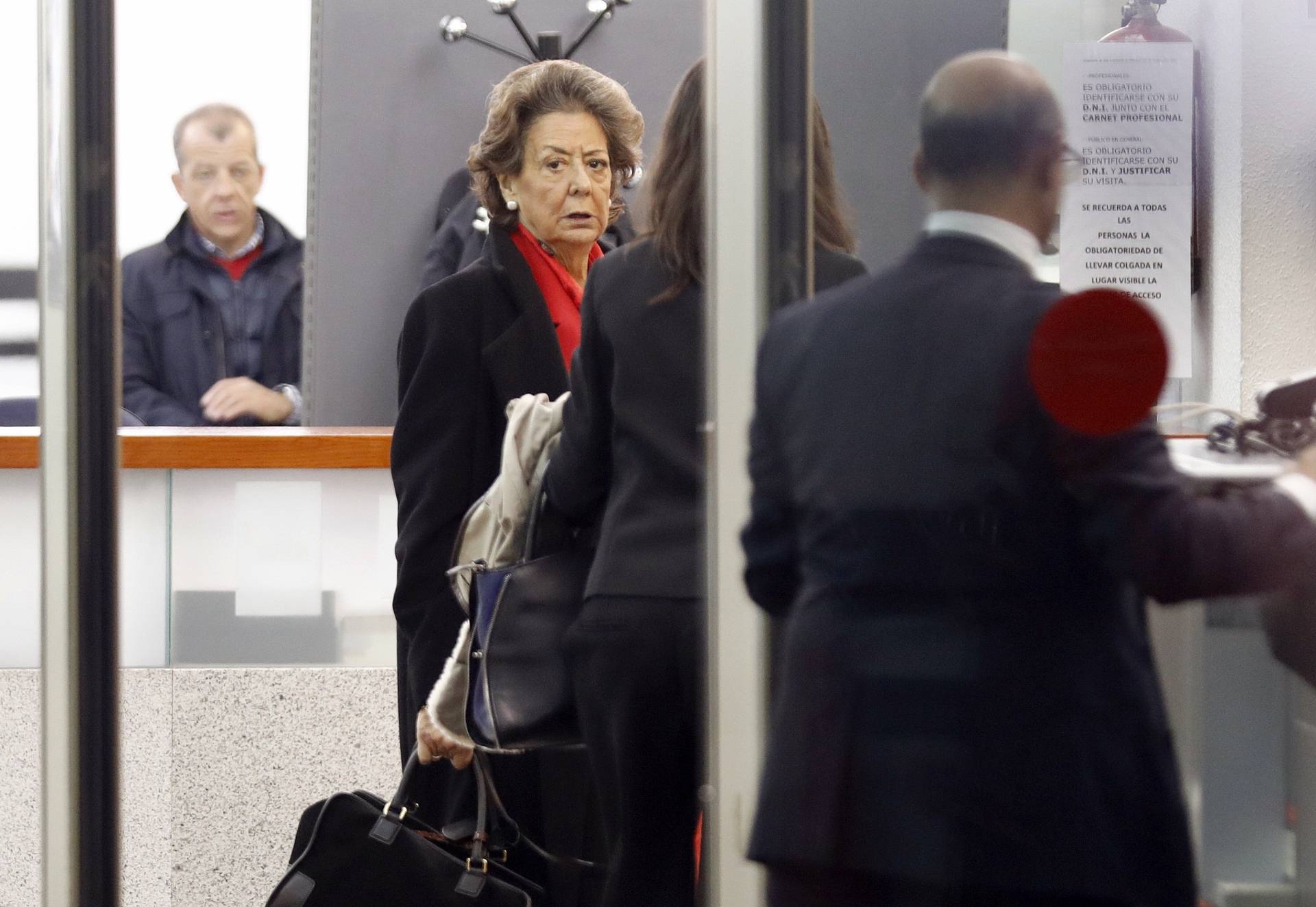 Rita Barbera en el Tribunal Supremo Rita Barbera en el Tribunal Supremo