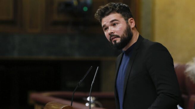 El líder de ERC en el Congreso de los Diputados, Gabriel Rufián.