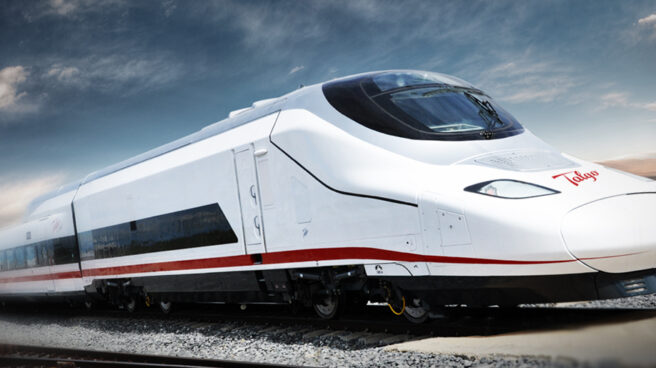 Prototipo del Avril, el tren de alta velocidad que fabricará Talgo para Renfe.