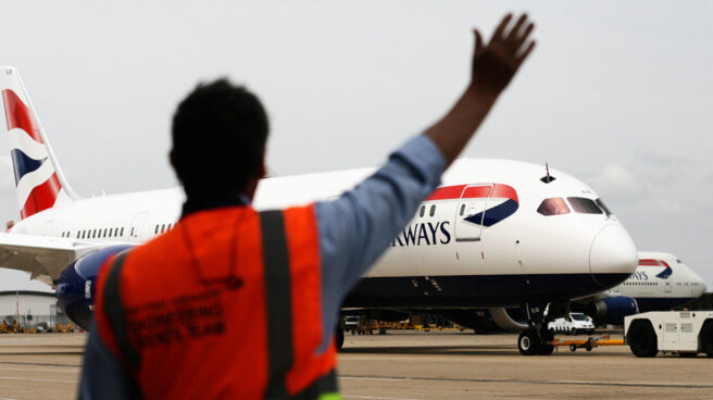 Un avión de British Airways.