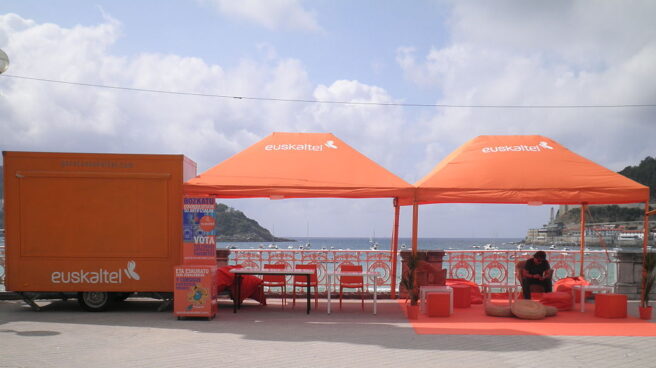 euskaltel2 Stand publicitario de Euskatel.
