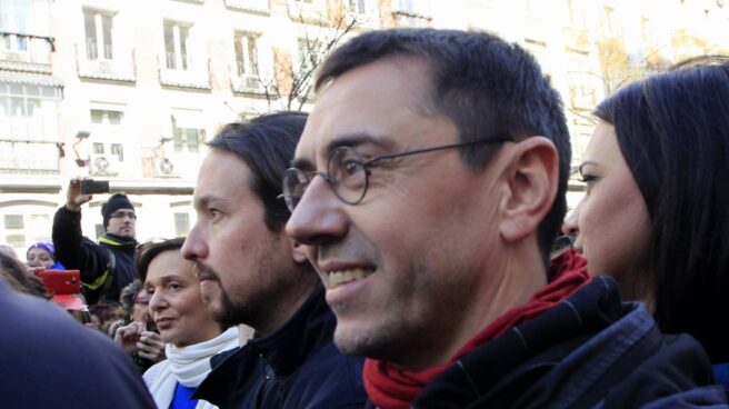 Bescansa, Iglesias y Monedero.