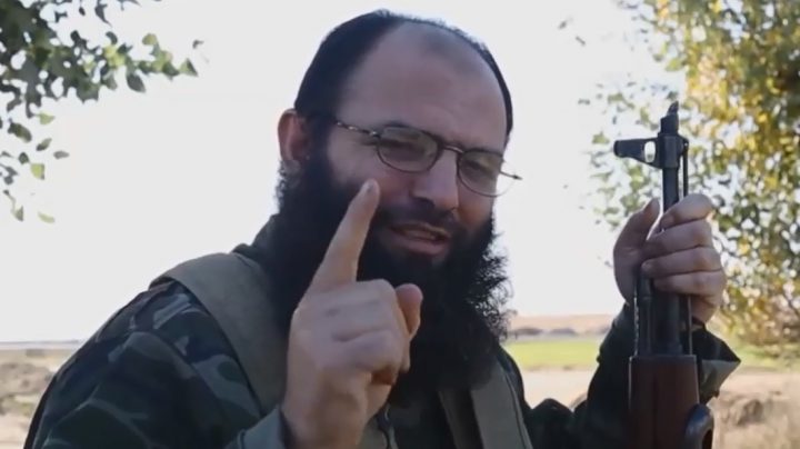 Captura de vídeo de un yihadista francés.