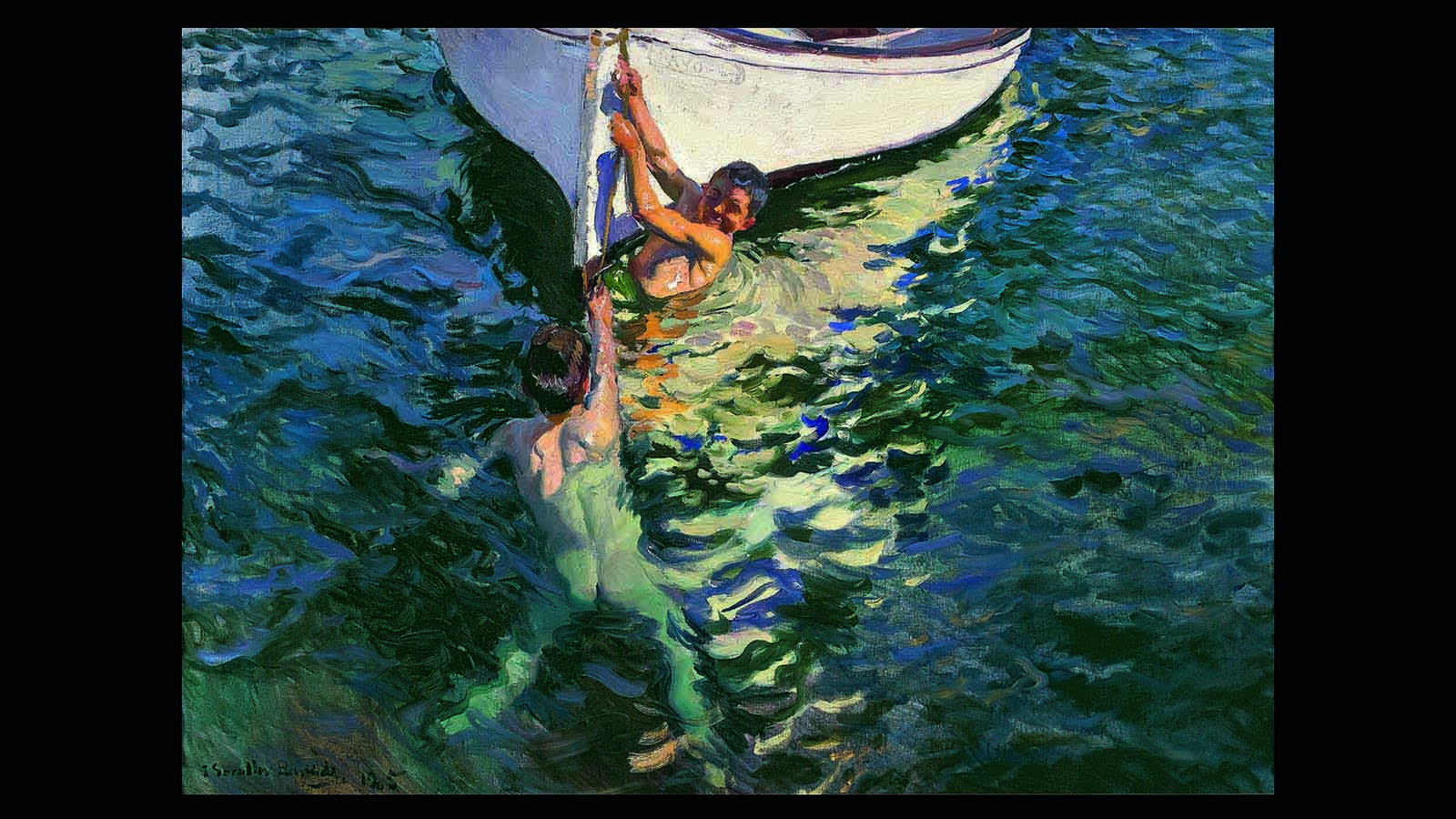 El Bote blanco, Jávea (1905)