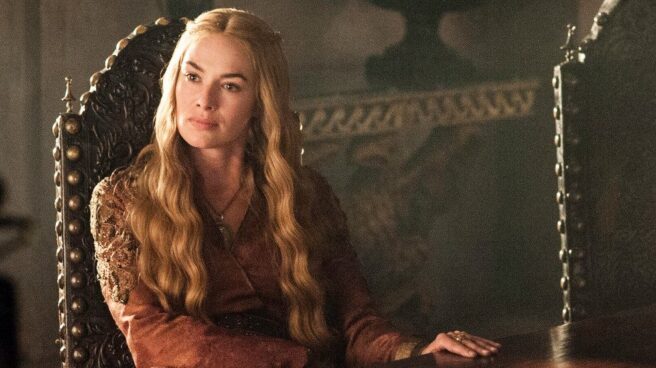 Cersei Lannister, uno de los personajes de Juego de Tronos, en una de las escenas de la serie.