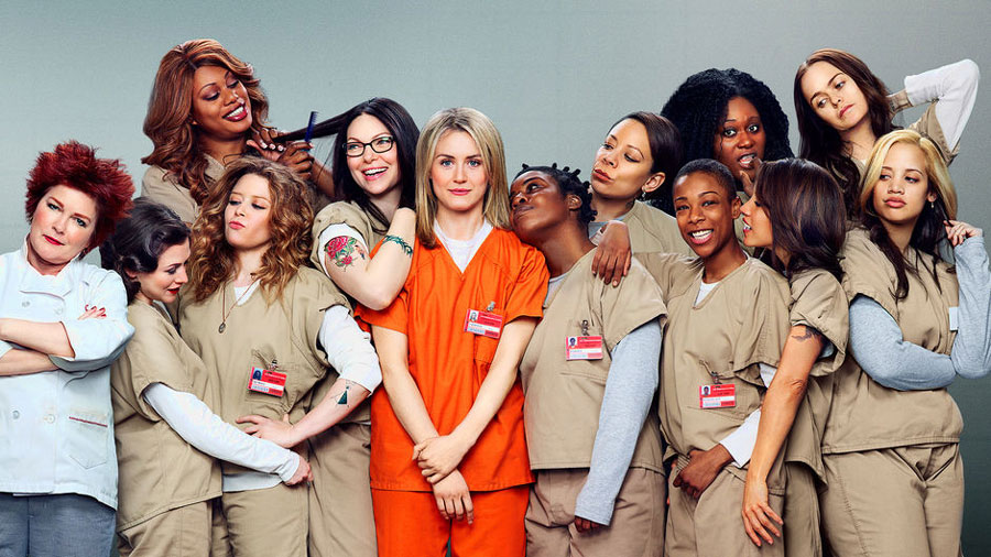 Las protagonistas de Orange is the New Black, una de las series estrella de Netflix.