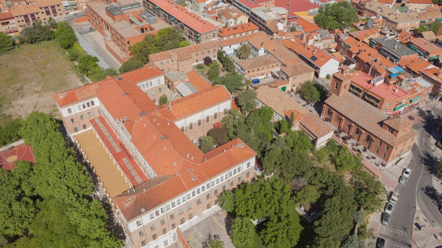 Vista aérea del recinto de la congregación de los Padres Paúles.
