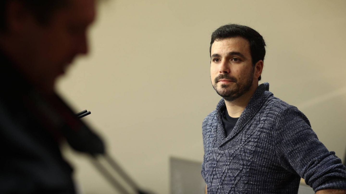 El secretario general de IU, Alberto Garzón.