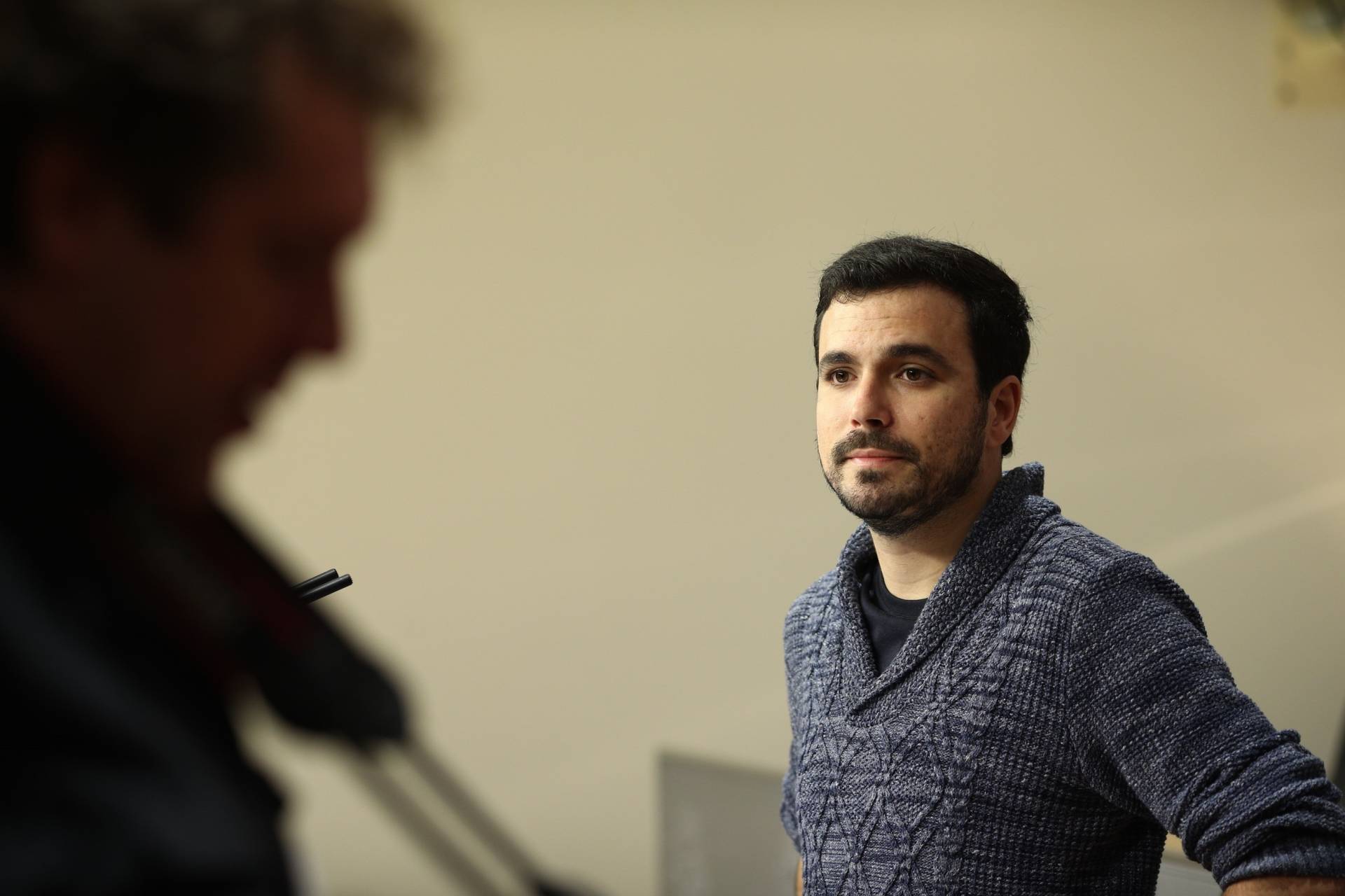 El secretario general de IU, Alberto Garzón.