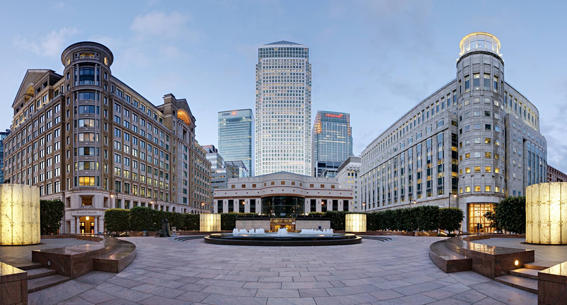 Canary Wharf, distrito financiero de Londres.