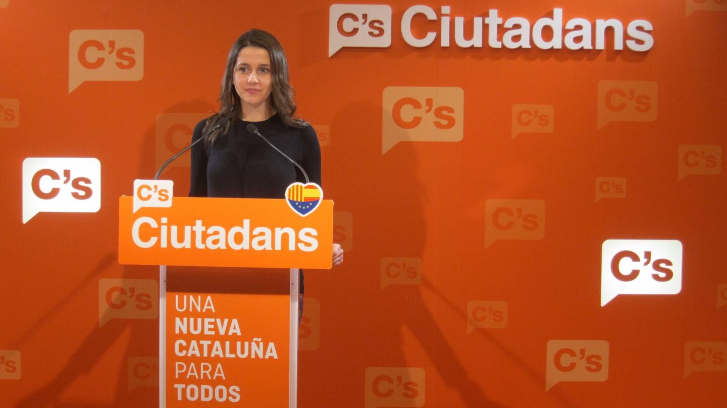 La líder de Ciudadanos en Cataluña, Inés Arrimadas.