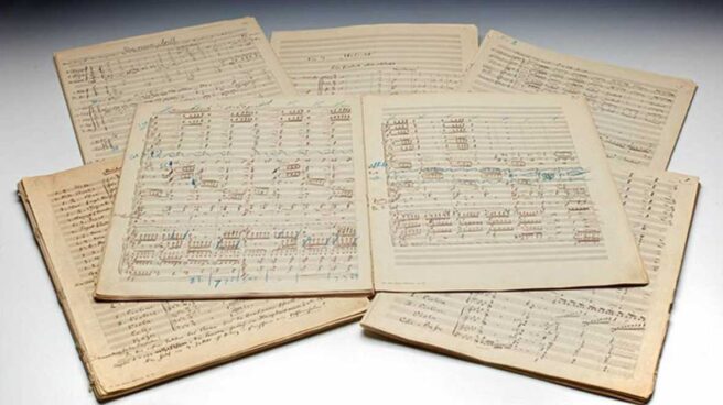 Partitura de Mahler Partitura de la Sinfonía número 2 de Mahler.