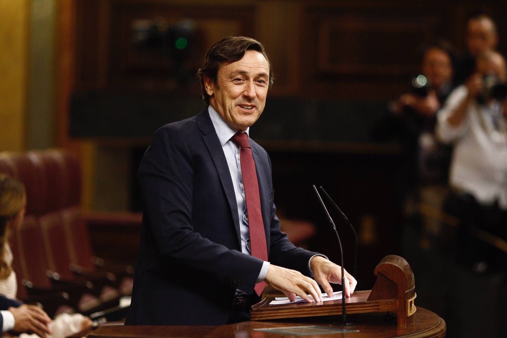 El portavoz del Partido Popular en el Congreso de los Diputados, Rafael Hernando.