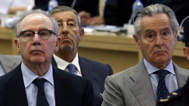 Rodrigo Rato y Miguel Blesa, en el juicio de las tarjetas black.