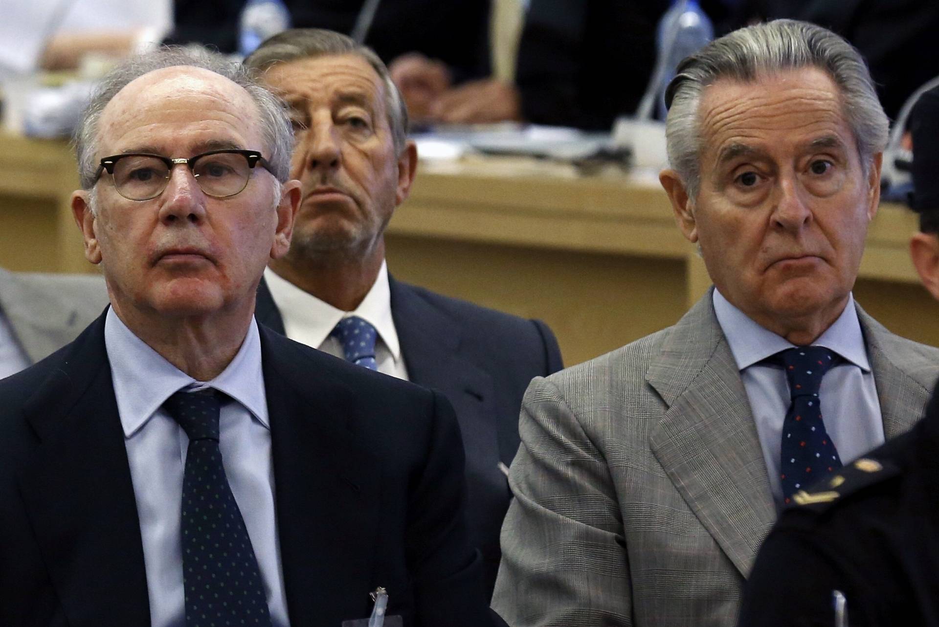 Rodrigo Rato y Miguel Blesa, en el juicio de las tarjetas black.