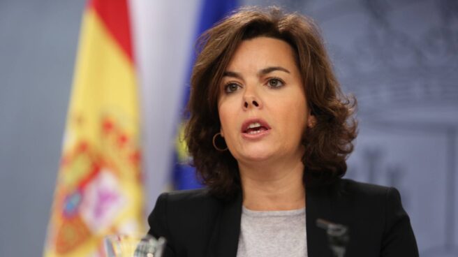 La vicepresidenta del Gobierno, Soraya Sáenz de Santamaría.